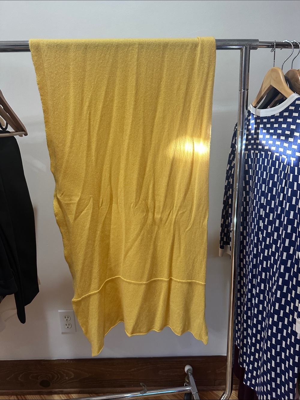 Lightweight Yellow Women's Wrap Scarf